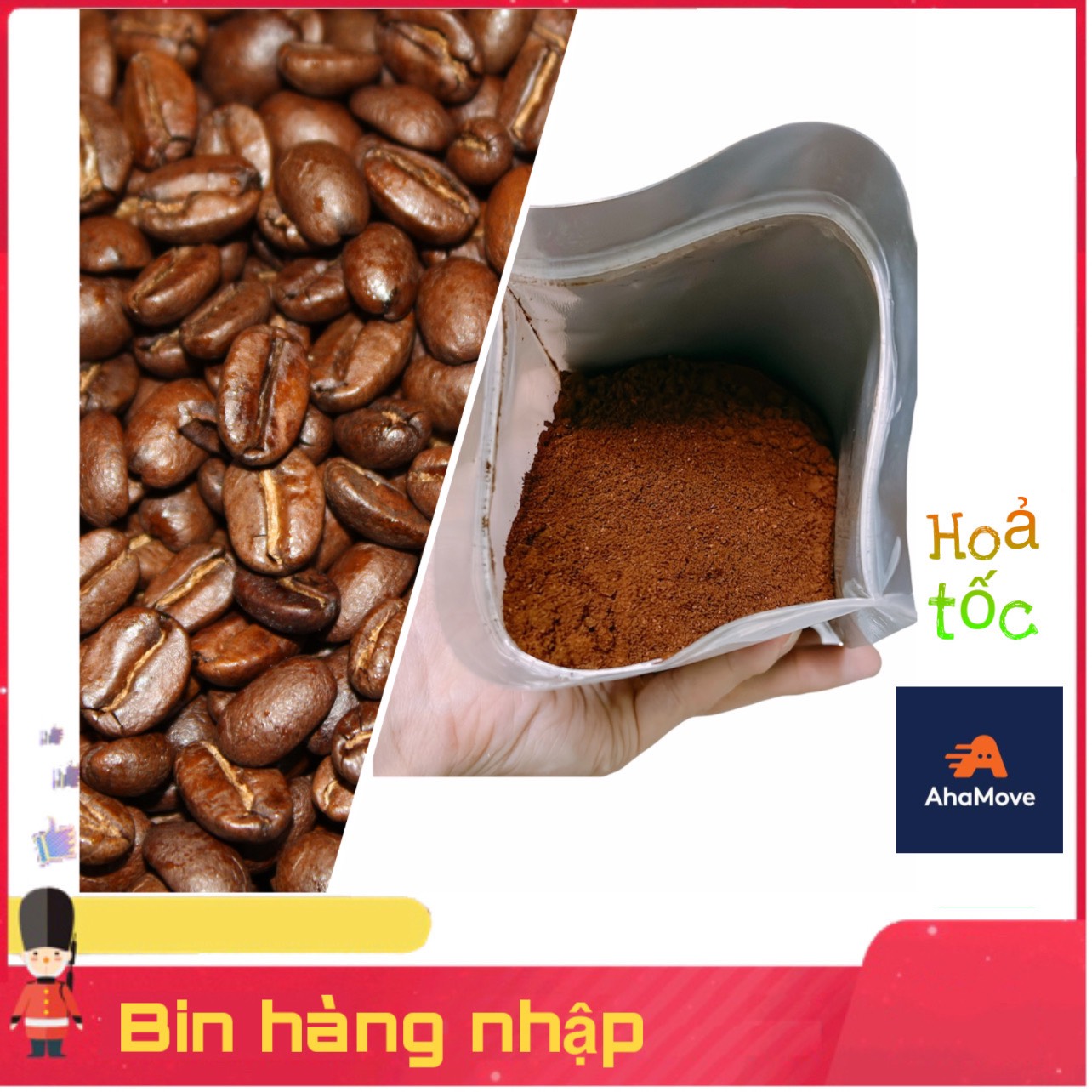 Cà phê moka cầu đất bột nguyên chất 100%