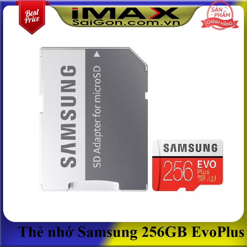 [HCM]Thẻ nhớ Samsung Micro SDXC EVO Plus 256GB (Model 2020)