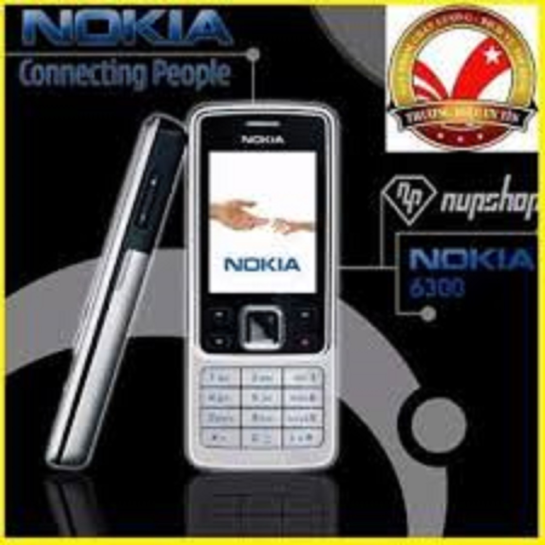 Điện thoại nokia 6300 siêu bền, pin sạc đầy đủ,siêu phẩm 1 thời