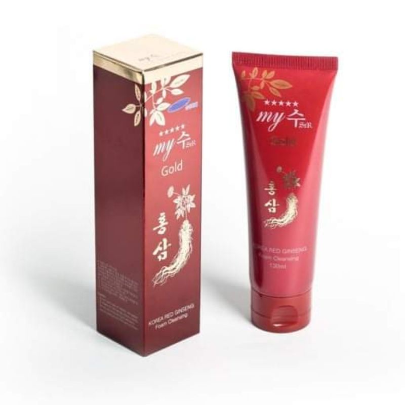 Sửa rửa mặt hồng sâm my gold hàn quốc