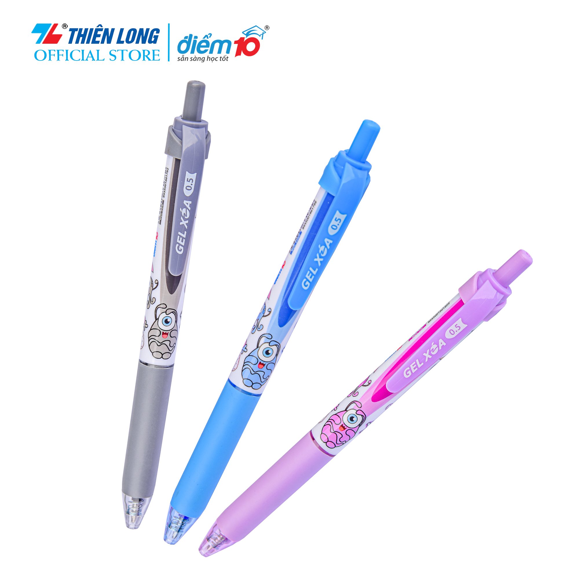 Bút gel xóa được điểm 10 tp-gele03, hộp 20 bút