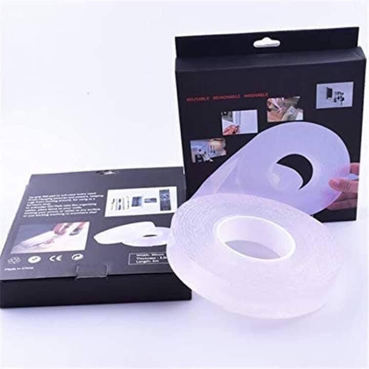 Cuộn băng dính 2 mặt silicol siêu dính đa năng dính mọi bề mặt