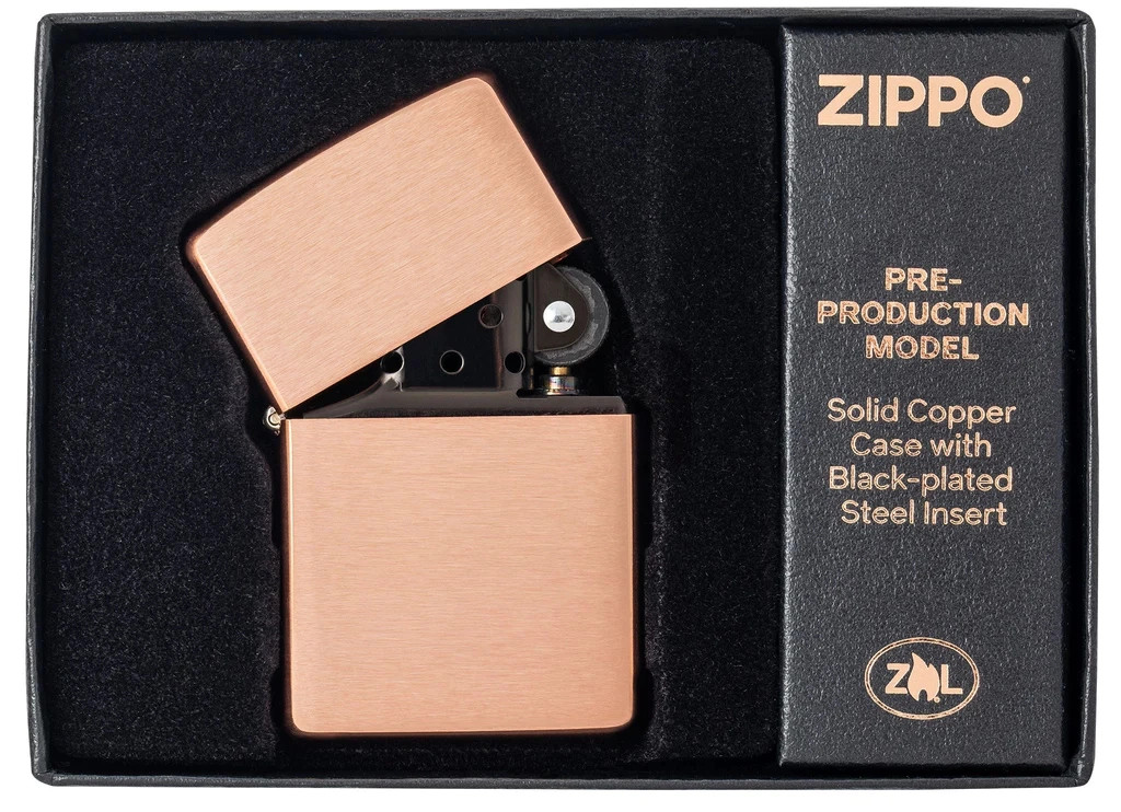 Bật Lửa Zippo Đồng Đỏ Nguyên Khối - 48107 Classic Solid Copper