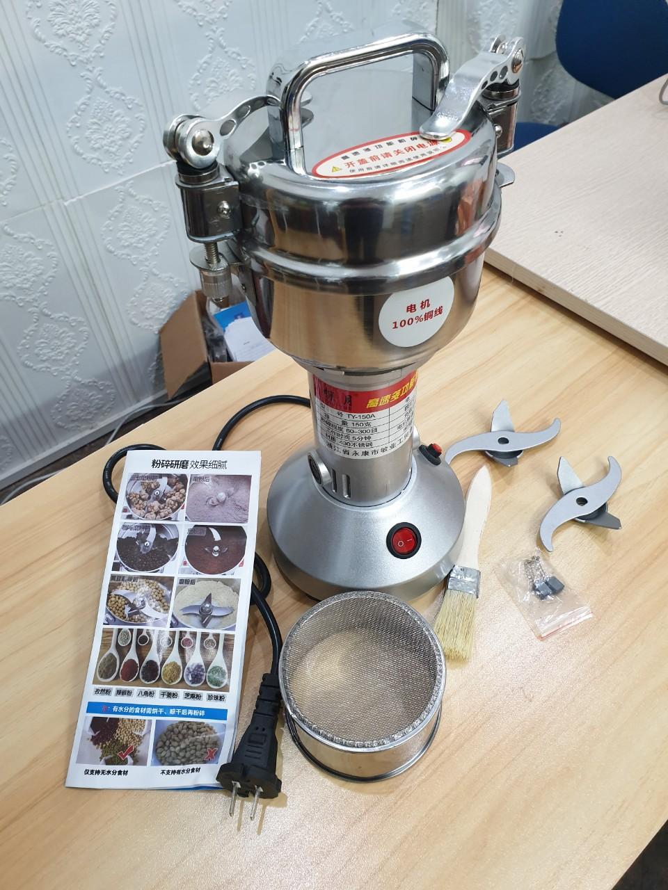 Máy xay bột khô, ngũ cốc các loại siêu mịn 300g/1 mẻ