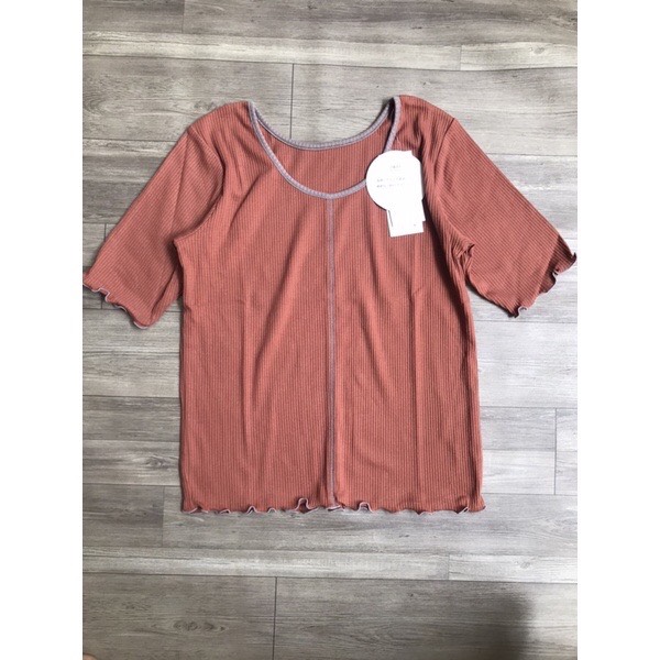 Áo thun nữ thun gân xuất Nhật mặc được 2 kiểu shop Thu vnxk