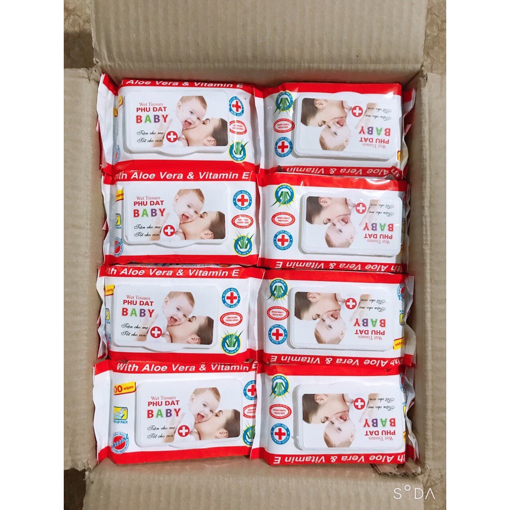 Sỉ 1 thùng khăn / giấy ướt baby phú đạt