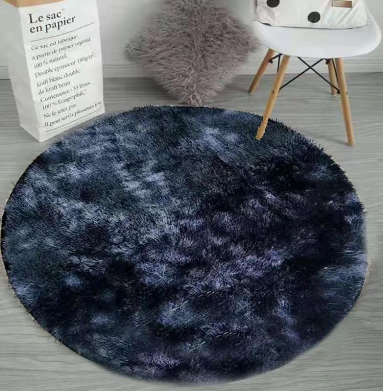 Thảm tròn  phòng khách hiện đại, thảm lông tròn chụp ảnh 1m