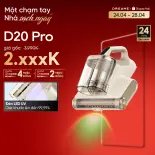 Máy hút bụi giường nệm diệt khuẩn UV, lọc bụi mịn Dreame D20 Pro- Bản quốc tế - Bảo hành 24 tháng