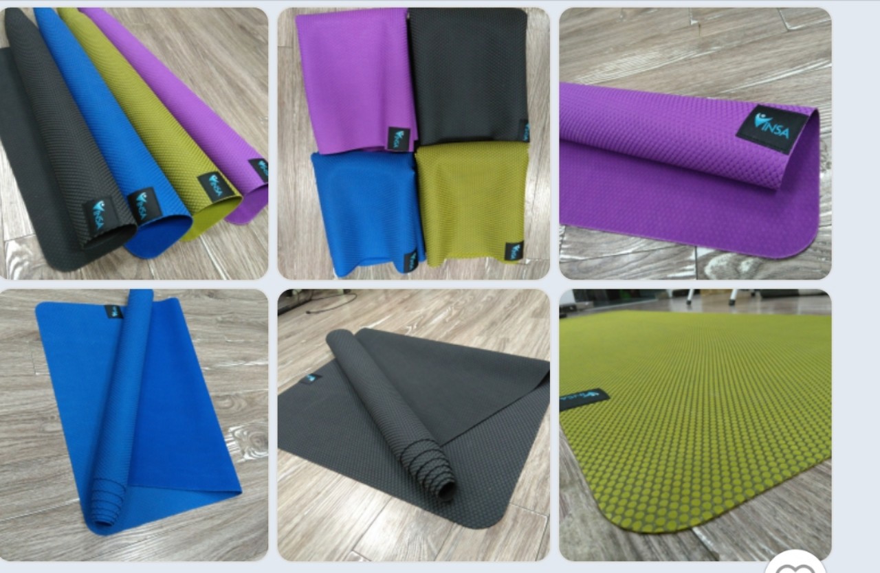 Thảm yoga gấp gọn cao cấp , thảm yoga du lịch 2mm