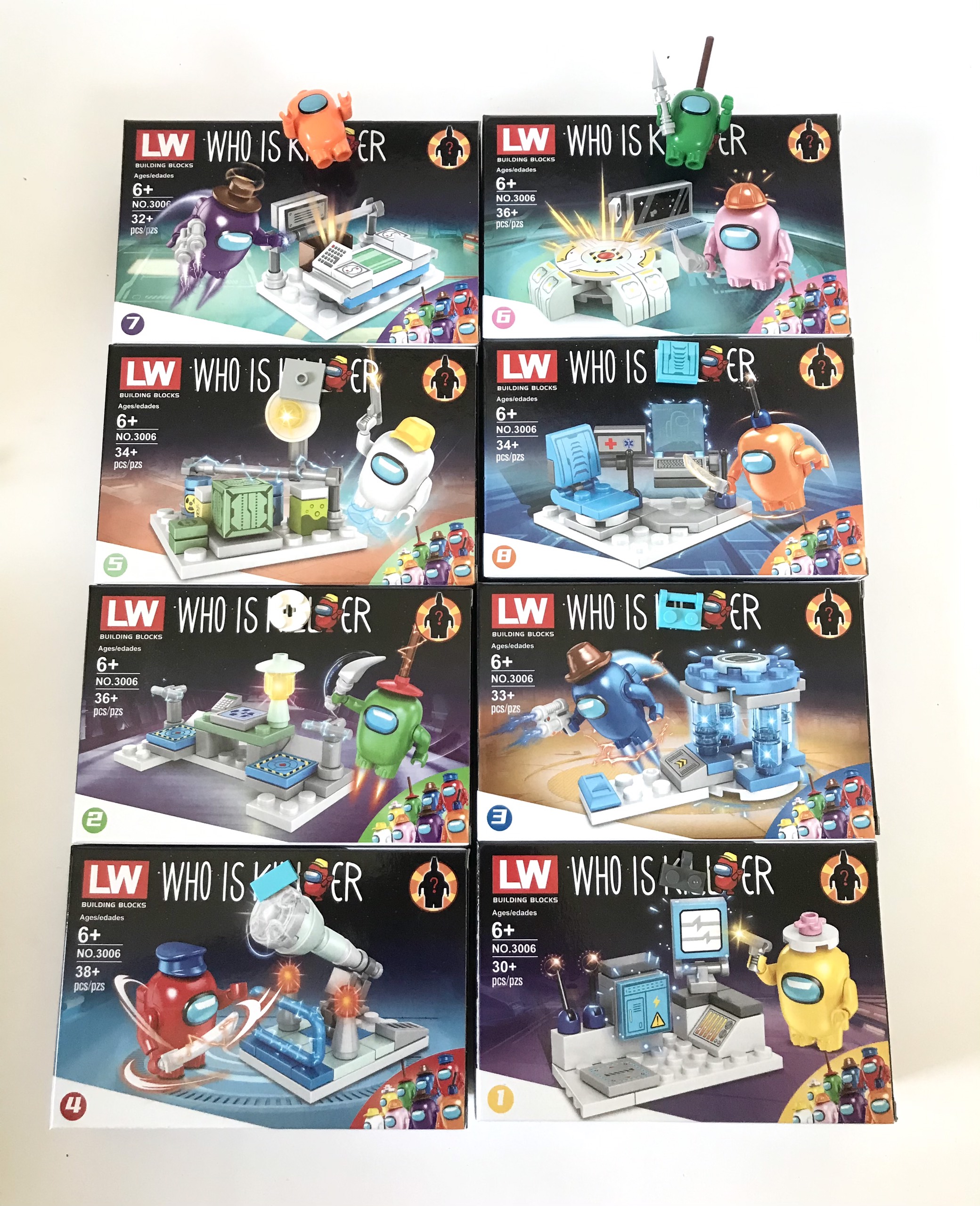 Đồ Chơi Lego Among Us Xếp Hình Lắp ghép among us cho bé thỏa sức sáng tạo