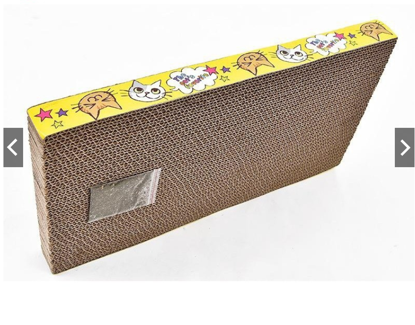 Đồ chơi bàn cào móng bằng carton cho mèo