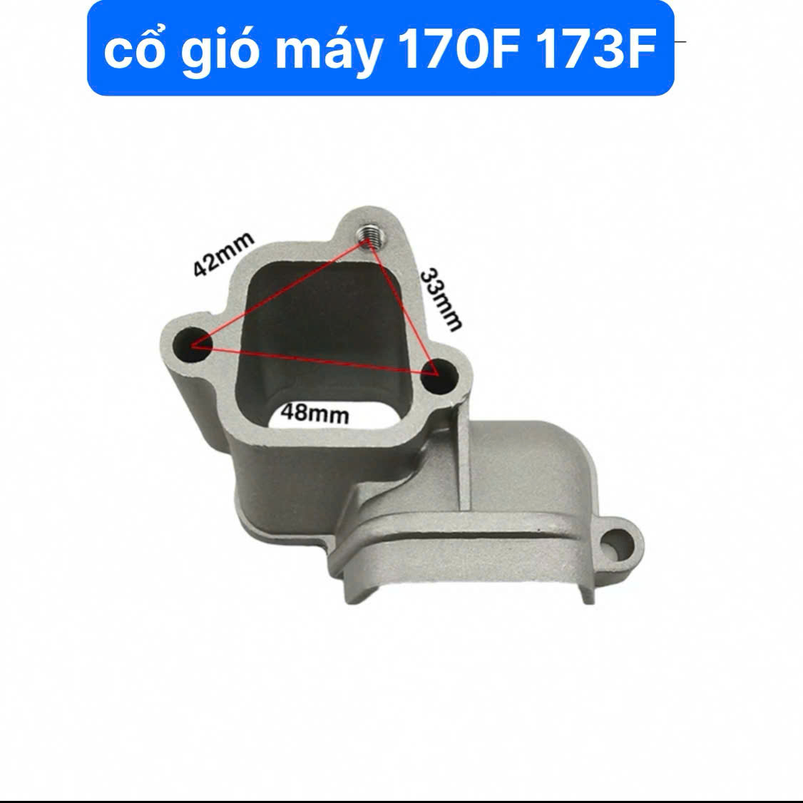 Cổ Ống Gió Máy 170F - 173 Cổ Ống Hút Gió Vách Nối Ống Gió (Kho 6302)