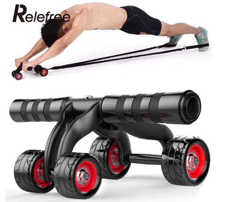 Cây Lăn Tập Bụng, Con lăn tập cơ bụng 6 múi, Cây Lăn Tập Bụng,  Giúp Giảm Mỡ Và Săn Chắc Vùng Bụng, Thiết Kế Chắc Chắn Và Có Vân Ma Sát Chống Trơn Khi Tập - BẢO HÀNH UY TÍN 1 ĐỔI 1