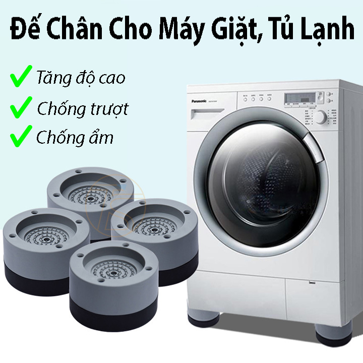 4 đế cao su kê chân máy giặt, tủ lạnh đa năng