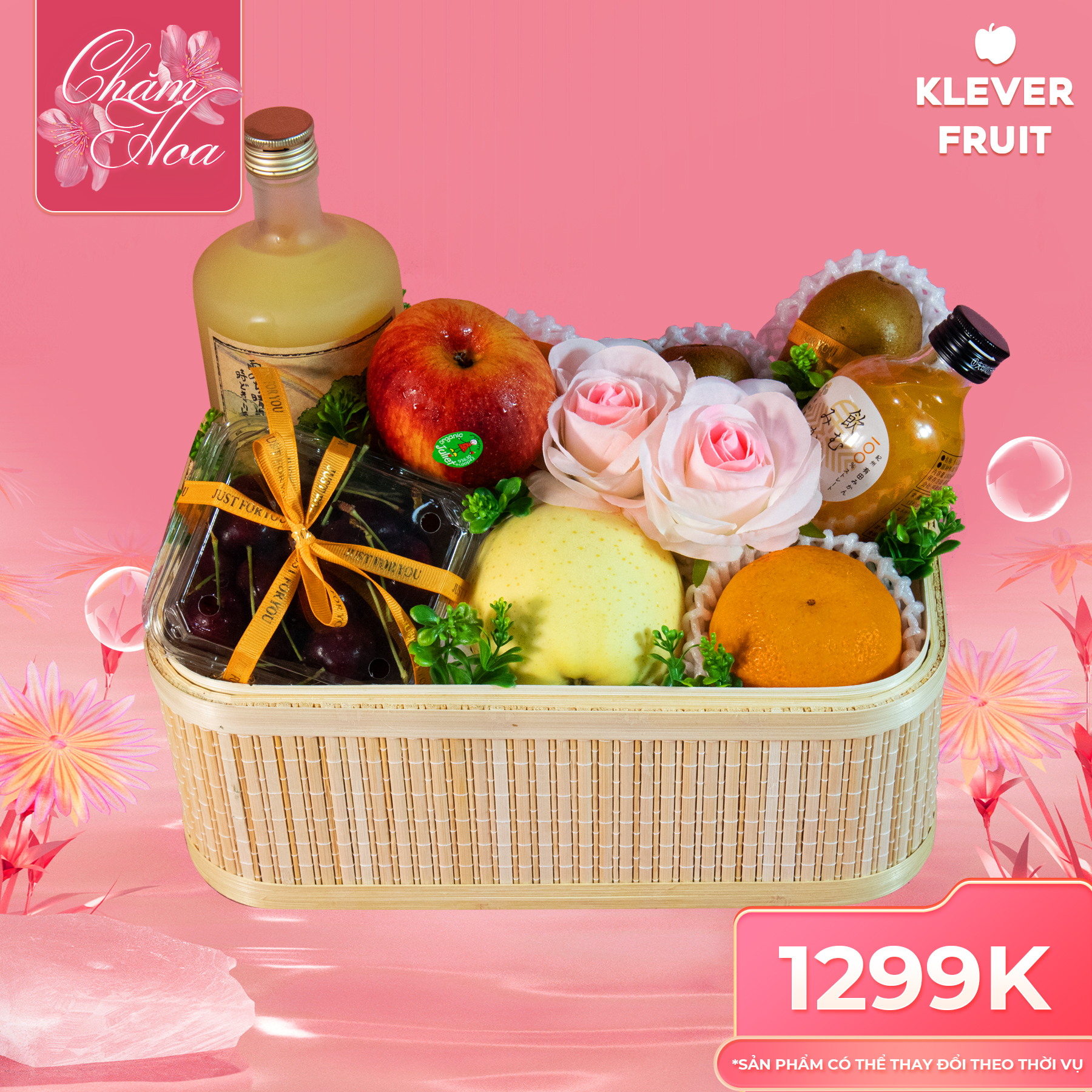 Hộp Quà 8.3 Vẻ Đẹp Trường Tồn - Quà Trái Cây Klever Fruit