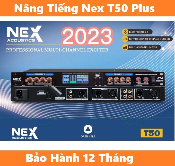 Máy Nâng Tiếng Nex T50 Plus 2023 Bluetooth 5.0 OpticalAuxUsbCó Thể Điều Chỉnh Giọng Giúp Âm Thanh Được Trong TrẻoMượt MàSâu Lắng Và Chuyên Nghiệp