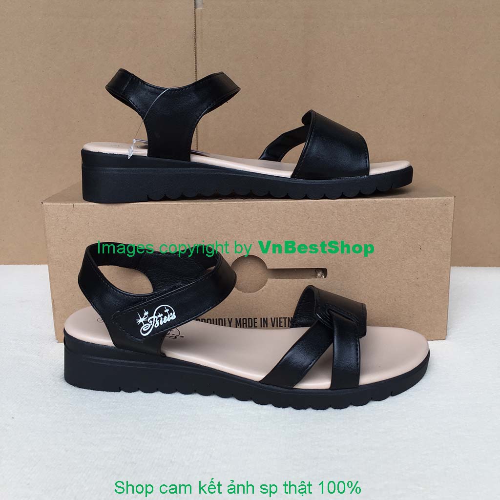 Dép sandal si - pu nữ biti's dtw011388den