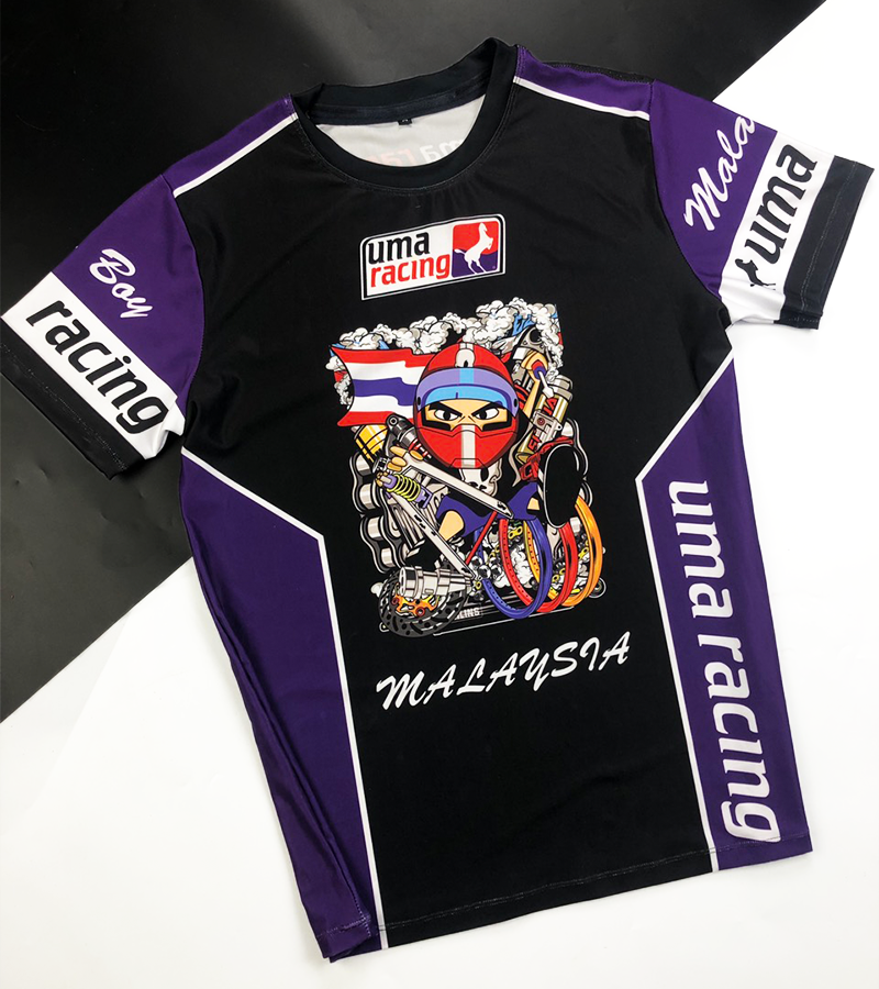 Áo thun xe máy Umaracing ngắn tay
