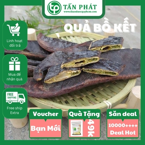 Dried Locust Fruit, Large Bag of 1kg - Tan Phat - Specialized for Helping You Have Healthy Hair Giá 95,370 Đồng*Miễn phí vận chuyển