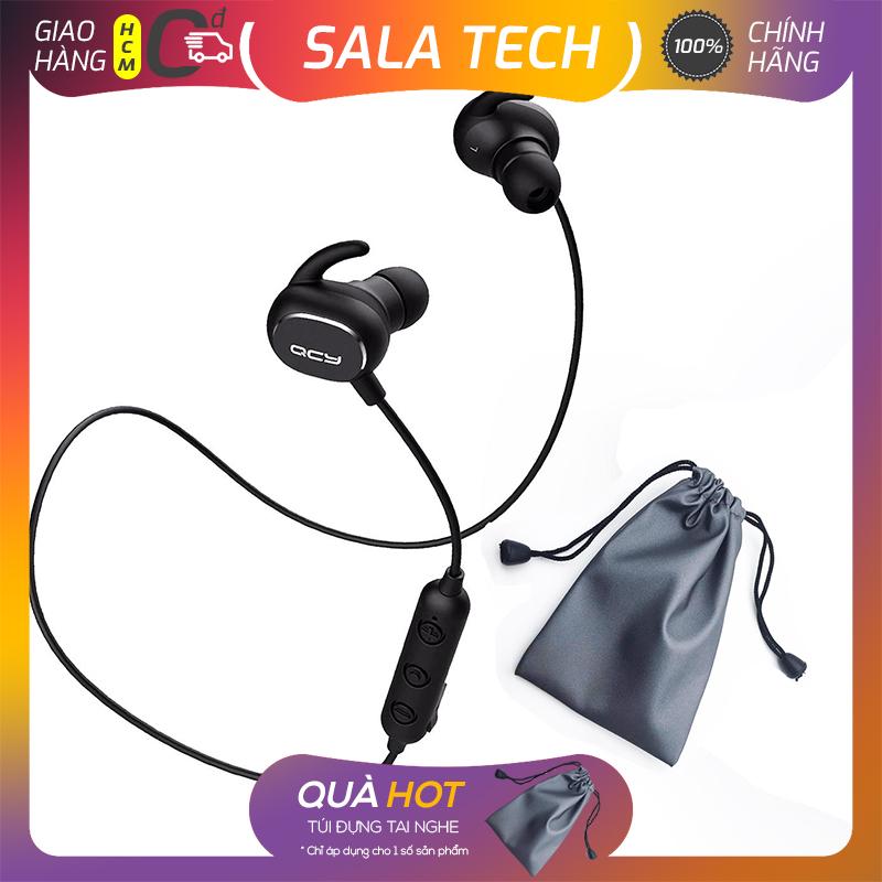 Tai Nghe Bluetooth 5.0 Không Dây QCY-QY19. Tai Nghe Thể Thao Chống Nước. Hàng Chính Hãng (Sala Tech)