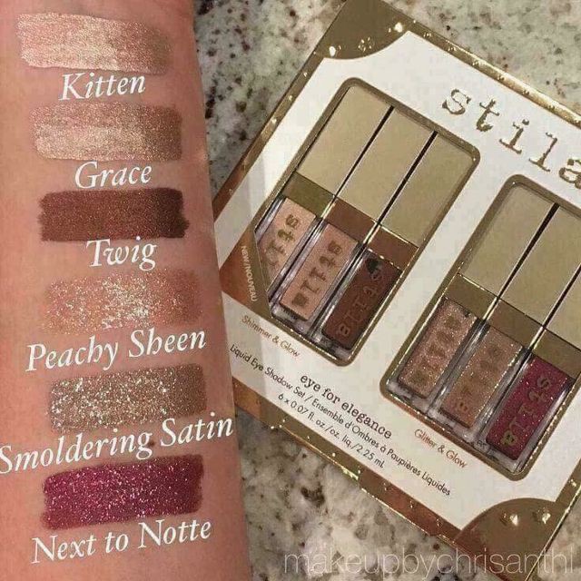Set bộ nhũ mắt stila 6 cây