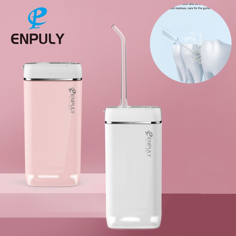 Máy Tăm Nước Mini ML6 Không Dây Pin 1100mah Bình Chứa Nước 130ml Dùng Chăm Sóc Răng Miệng