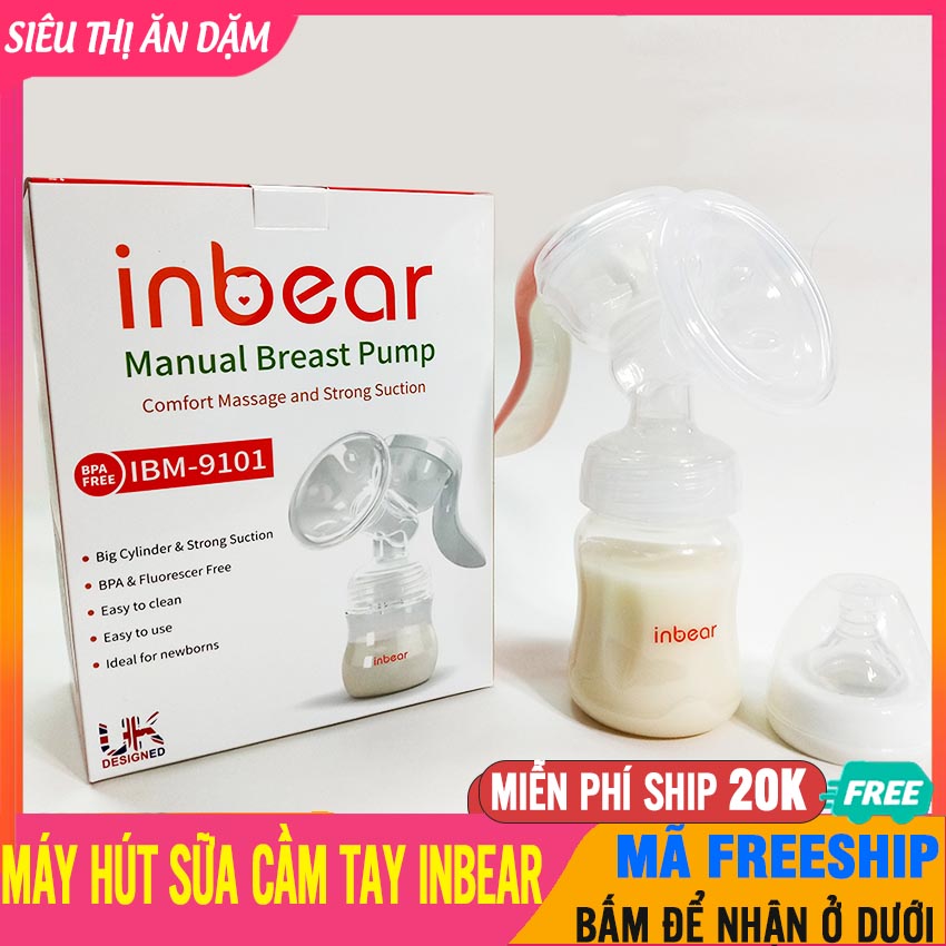 Máy Hút Sữa Bằng Tay INBEAR Êm Ái, An Toàn, Kích Sữa Nhanh - Máy Hút Sữa Cầm Tay, Máy Vắt Sữa Bằng Tay, May Hut Sua Cam Tay, Dụng Cụ Hút Sữa Bằng Tay, Bình Hút Sữa Bằng Tay - May Hút Sữa Bằng Tay Inbear - 8938538861041
