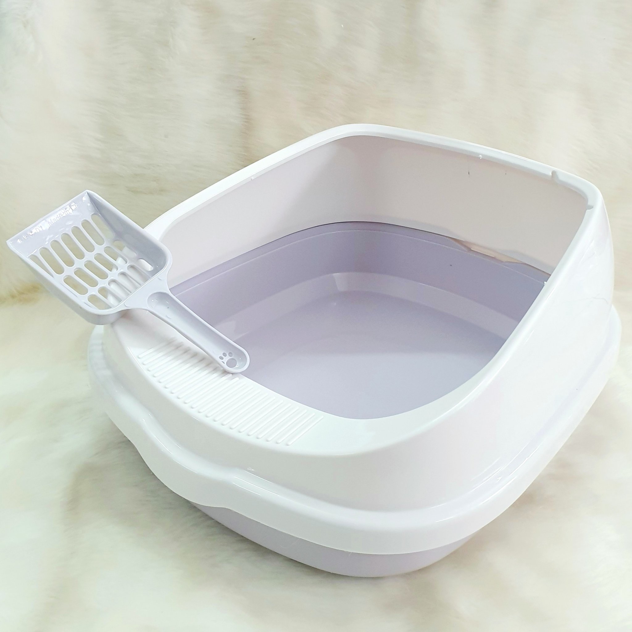 [HCM]Khay đựng cát vệ sinh mèo oval size lớn