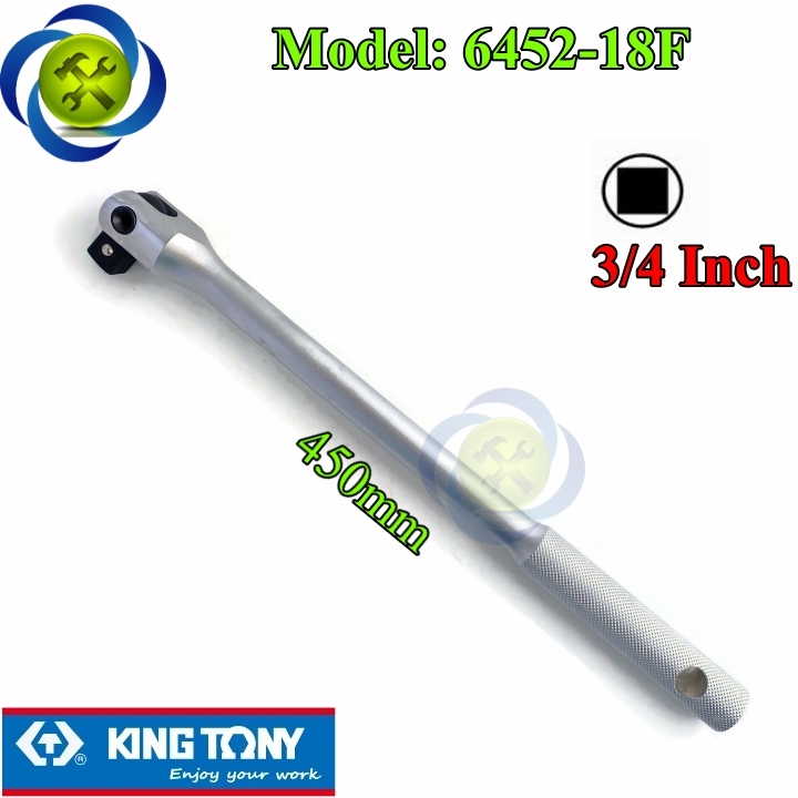 Cần siết lắc léo 3/4 kingtony 6452-18f dài 450mm