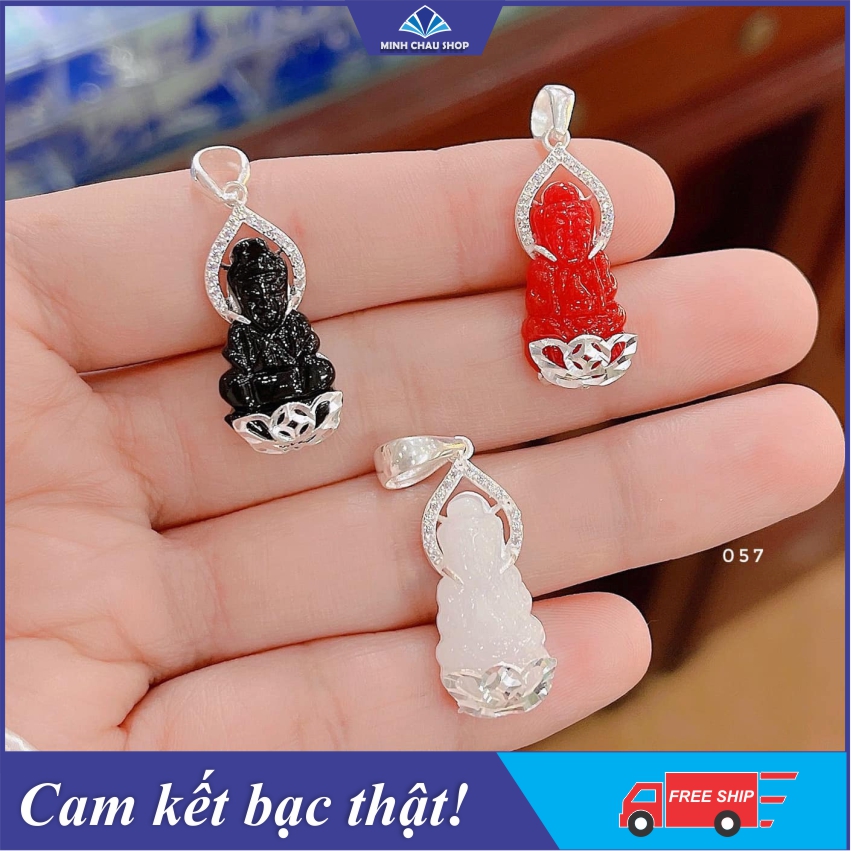 Mặt phật bọc bạc, mặt dây chuyền phật bọc bạc, mặt phật bạc mẫu mới siêu đẹp