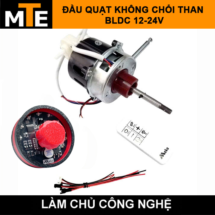 Đầu Quạt Không Chổi Than BLDC 12V-24V - Giải Pháp Tiết Kiệm Điện Tối Ưu Cho Mọi Nhà