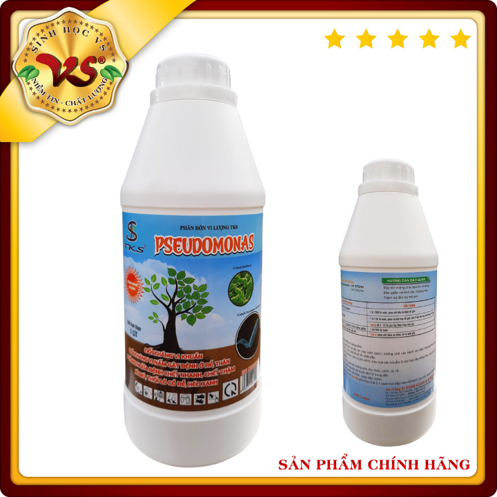 Chế Phẩm Phòng Trừ Bệnh Héo Xanh, Thối Thân, Xì Mủ - TKS PSEUDOMONAS Chai 1 Lít.