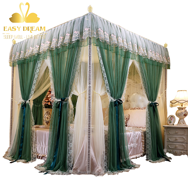 Màn khung không khoan tường , Mùng ngủ cao cấp EASY DREAM , khung inox ,vải tuyn mắt nhỏ chống  muỗi /chống công trùng /màn cưới cưới- trang trí phòng ngủ