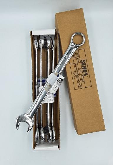 Cờ lê vòng miệng, chìa khóa vòng miệng hiệu SENKA dùng sửa chữa ô tô xe máy nhà cửa, CỠ 8MM ĐẾN 27MM HOẶC BỘ 14 CÂY
