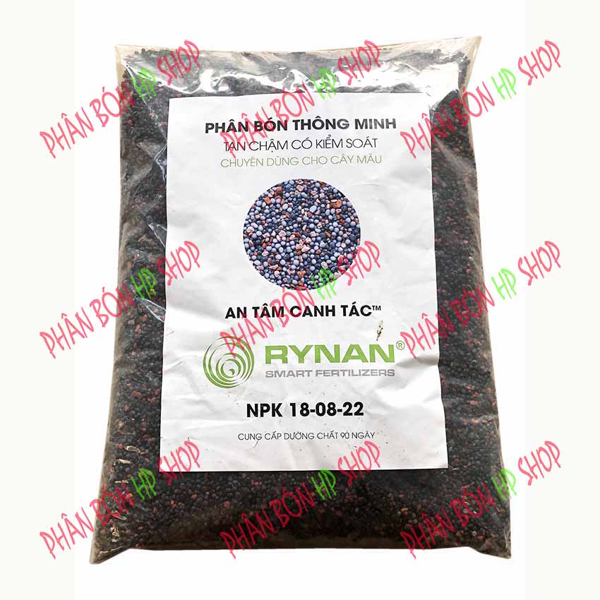 Phân Bón Thông Minh Tan Chậm NPK 18-08-22 (Bao 5KG) Cung Cấp Dưỡng Chất 90 ngày - Chuyên Dùng Cho Cây Màu.