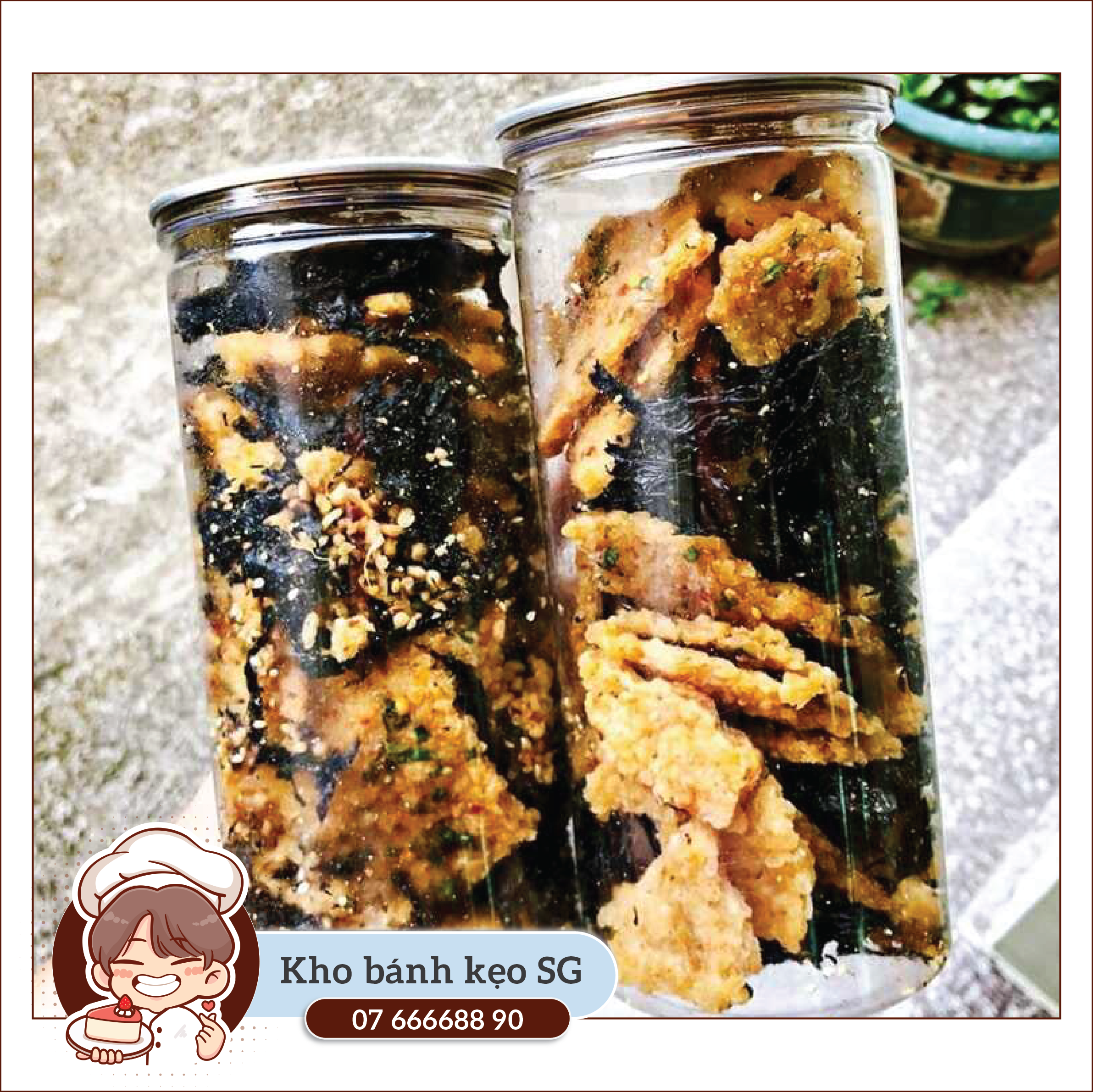 Cơm cháy mix rong biển – vị ngon khó cưỡng