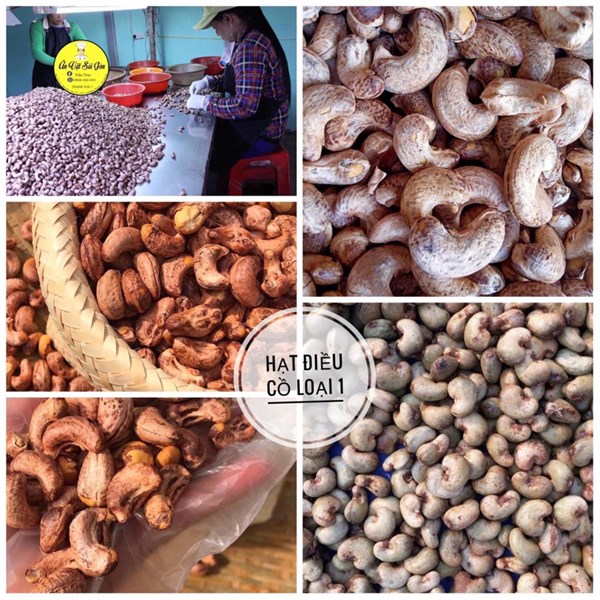 Hạt Điều Cồ A Trai Đẹp 500G