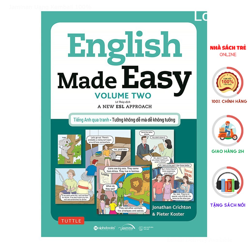 Sách Alphabooks - English Made Easy-Tiếng Anh Qua Tranh Volume 2