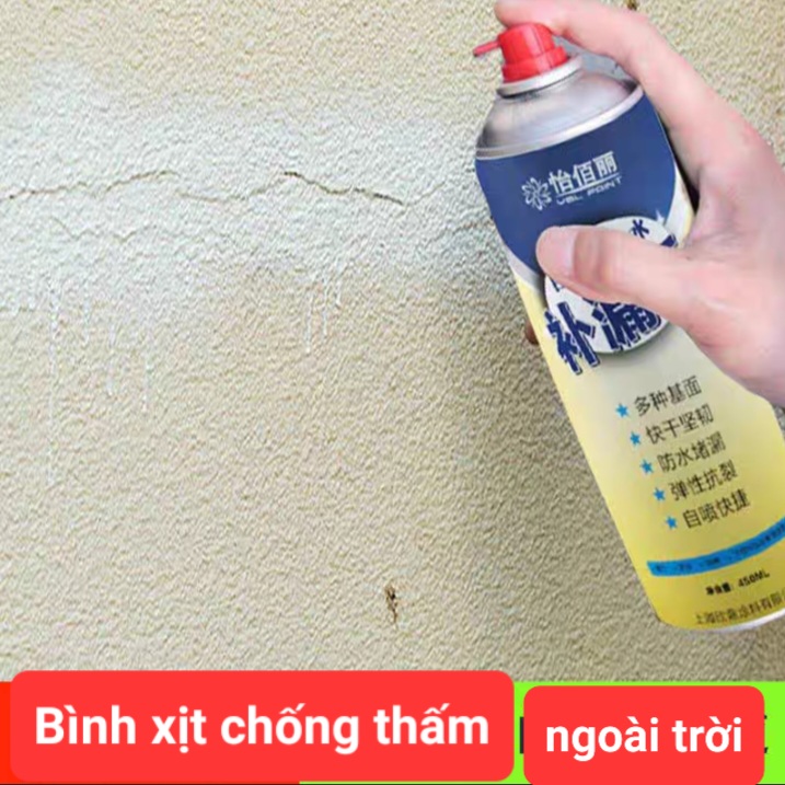 Bình Xịt Chống Thấm Tường Đa Năng, Bình Xịt Chống Thấm Nước Ngoài Trời