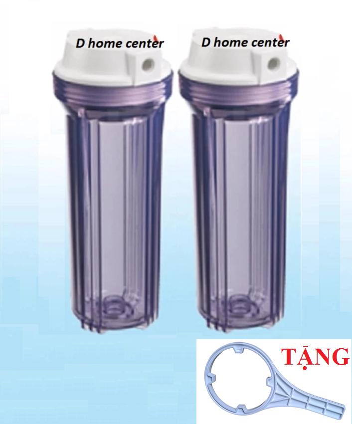 Combo 2 cốc lọc số 1 cho máy lọc nước RO, Nano ( ren 13mm) - tặng kèm tay vặn