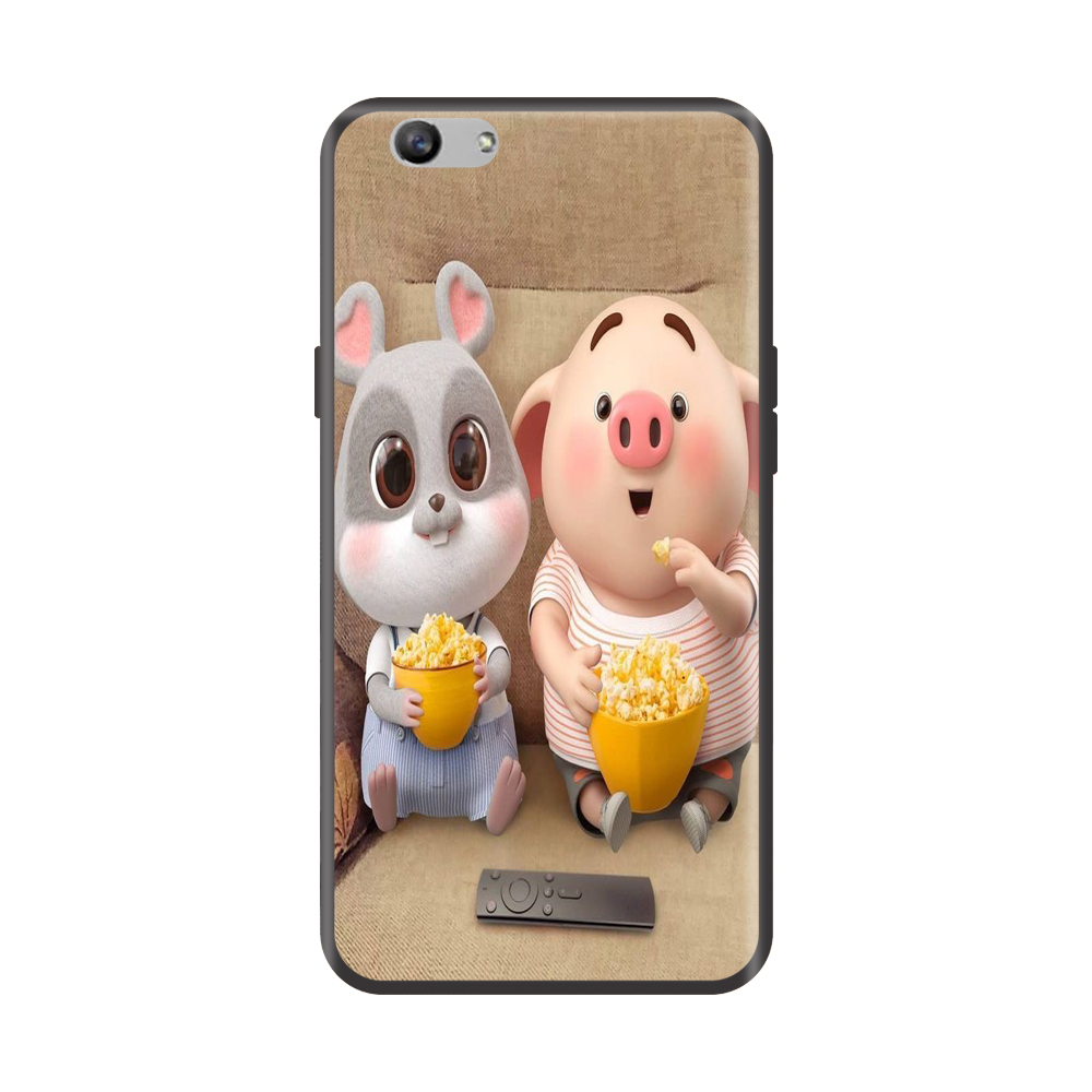 [HCM]Ốp lưng TPU viền dẻo cho điện thoại OPPO F1 /F1 PLUS /F1S /F3 /F5 /F7 /F9 /F11 /F11 Pro Chuột Xuân Ăn Bắp