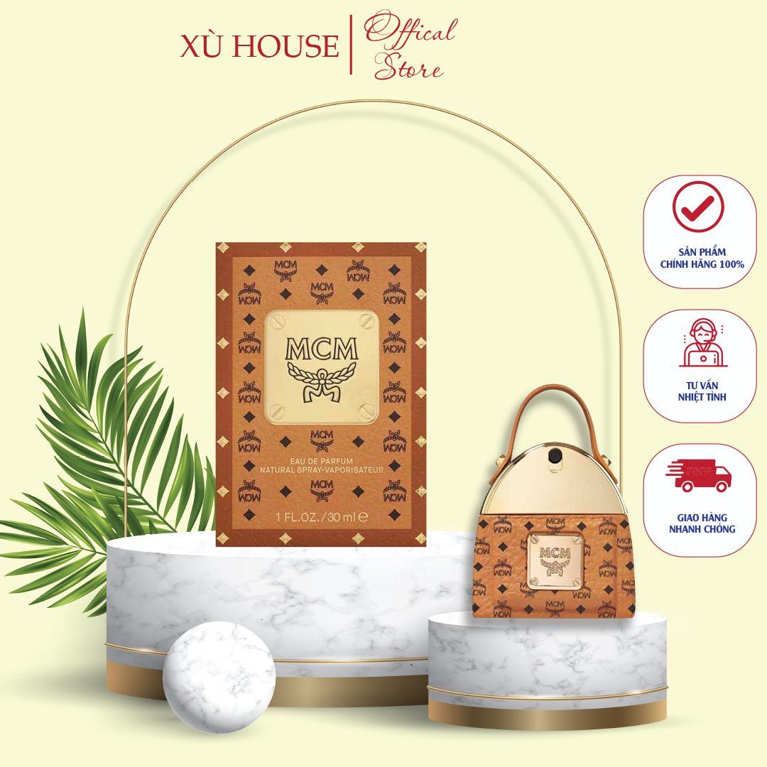 Balo nước hoa MCM mini 7ml full box Eau de Pafume xịn muốn xỉu - nước hoa, nước hoa nam, nước hoa nữ