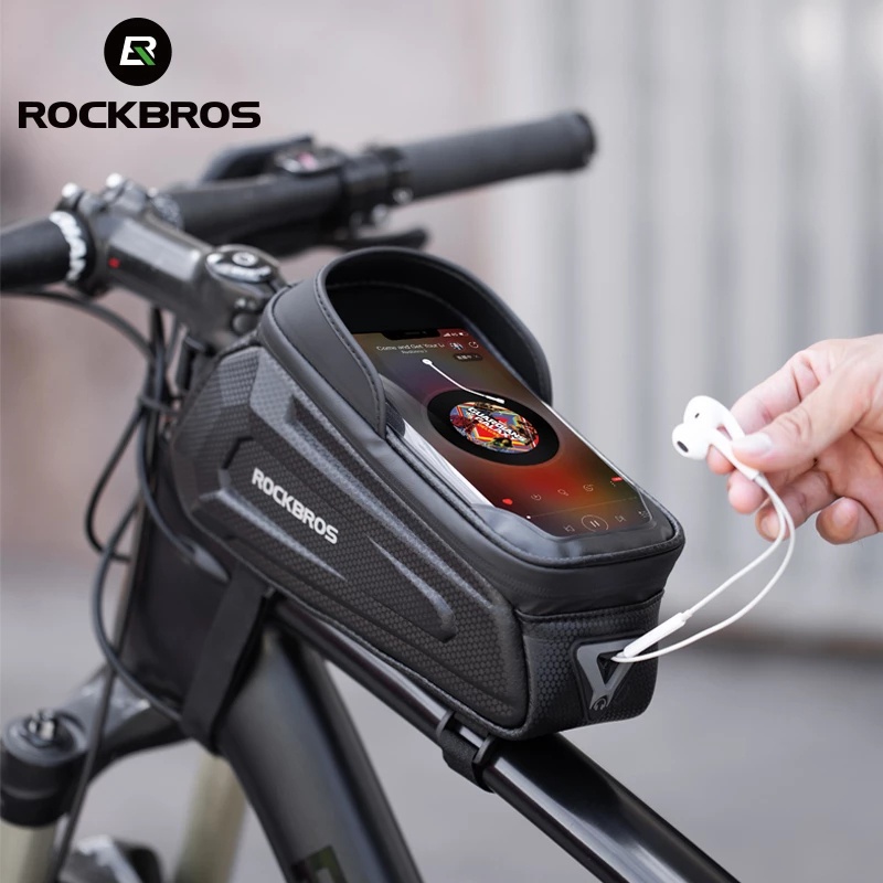 HCM Rockbros túi treo sườn xe đạp đựng vừa iphone pro max - Giao Nhanh 24H