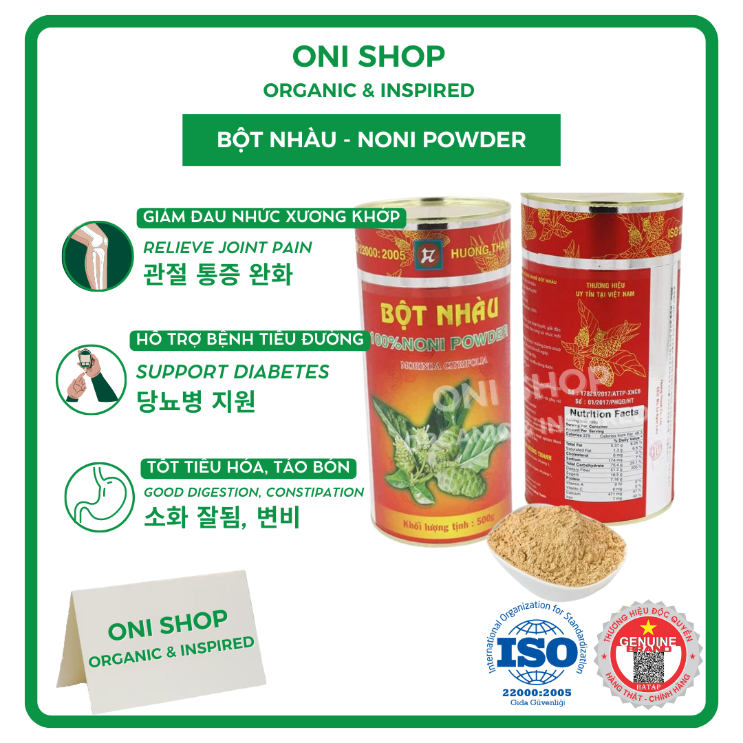Noni powder 100% Pure, FREESHIP, Noni Huong Thanh is good for digestion