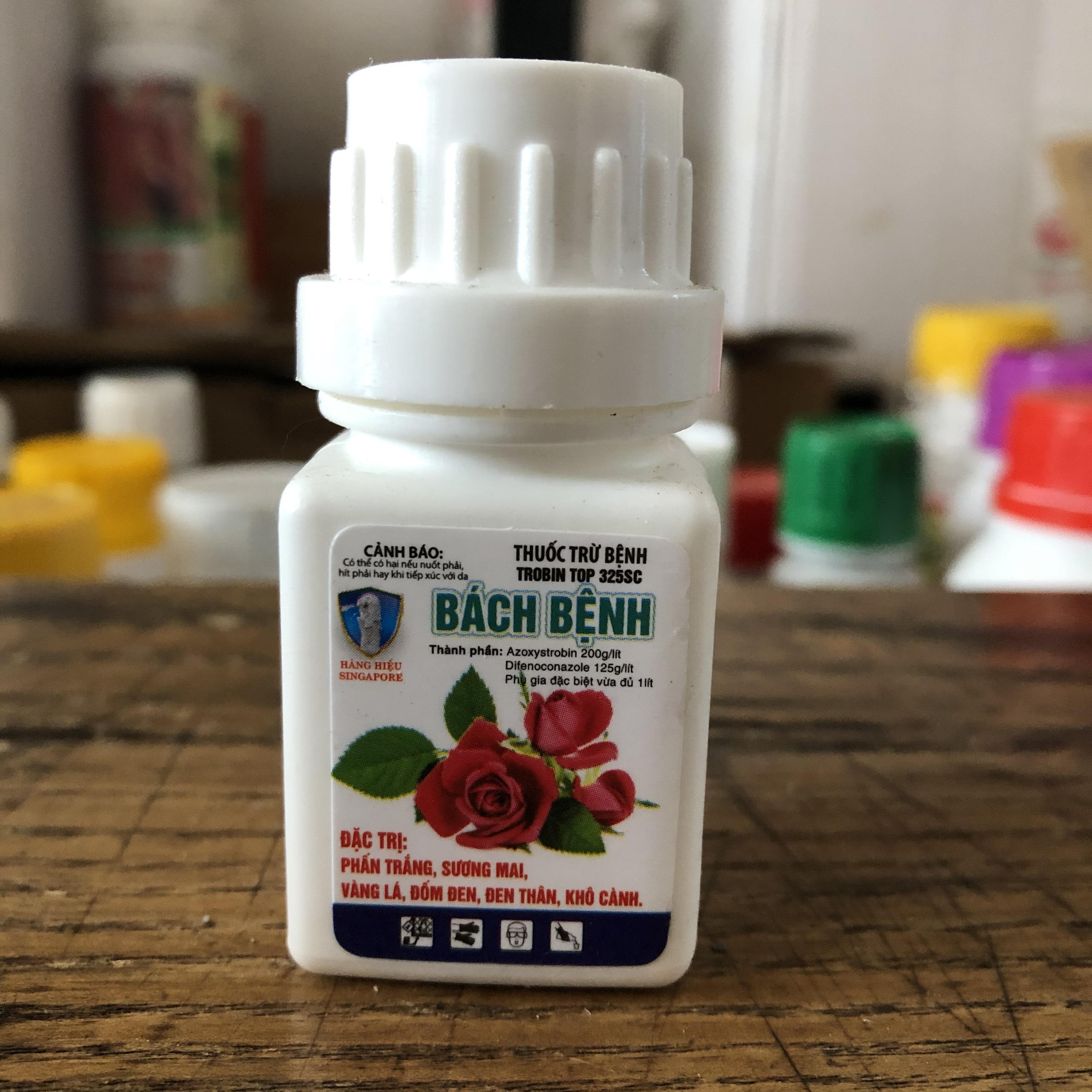 ĐỐM ĐEN, ĐỐM NÂU, ĐEN THÂN KHÔ CÀNH, PHẤN TRẮNG, VÀNG LÁ; THUỐC TRỪ NẤM BỆNH CAO CẤP