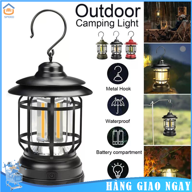 SPĐèn cắm trại Đèn lều cắm trại ngoài trời Đèn sạc trực tiếp USB nhỏ gọn và di động Đèn cắm trại không thấm nước di động