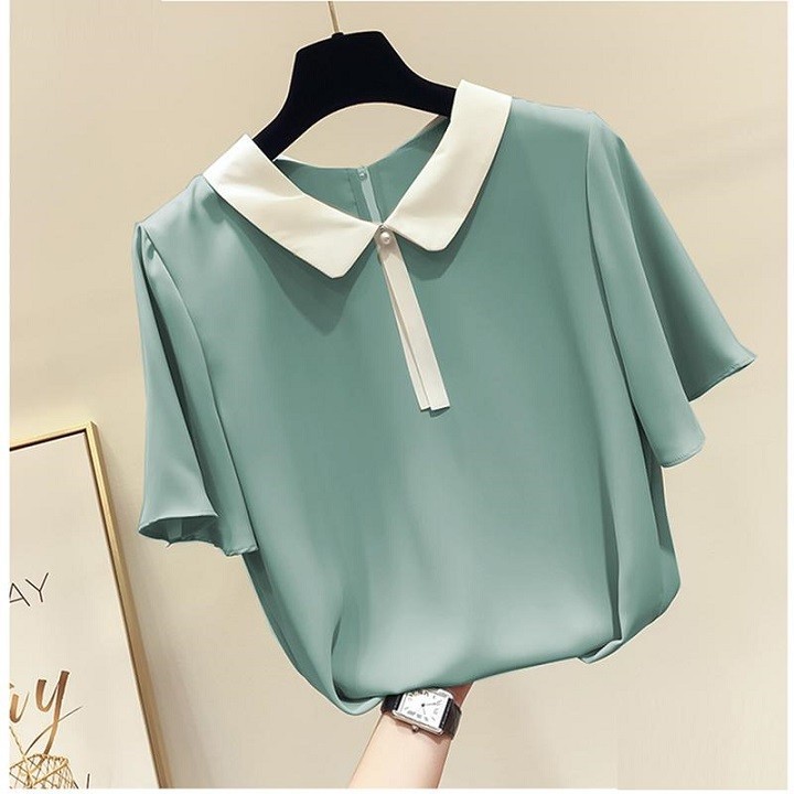 Áo kiểu cổ sen tay loe công sở - ap018