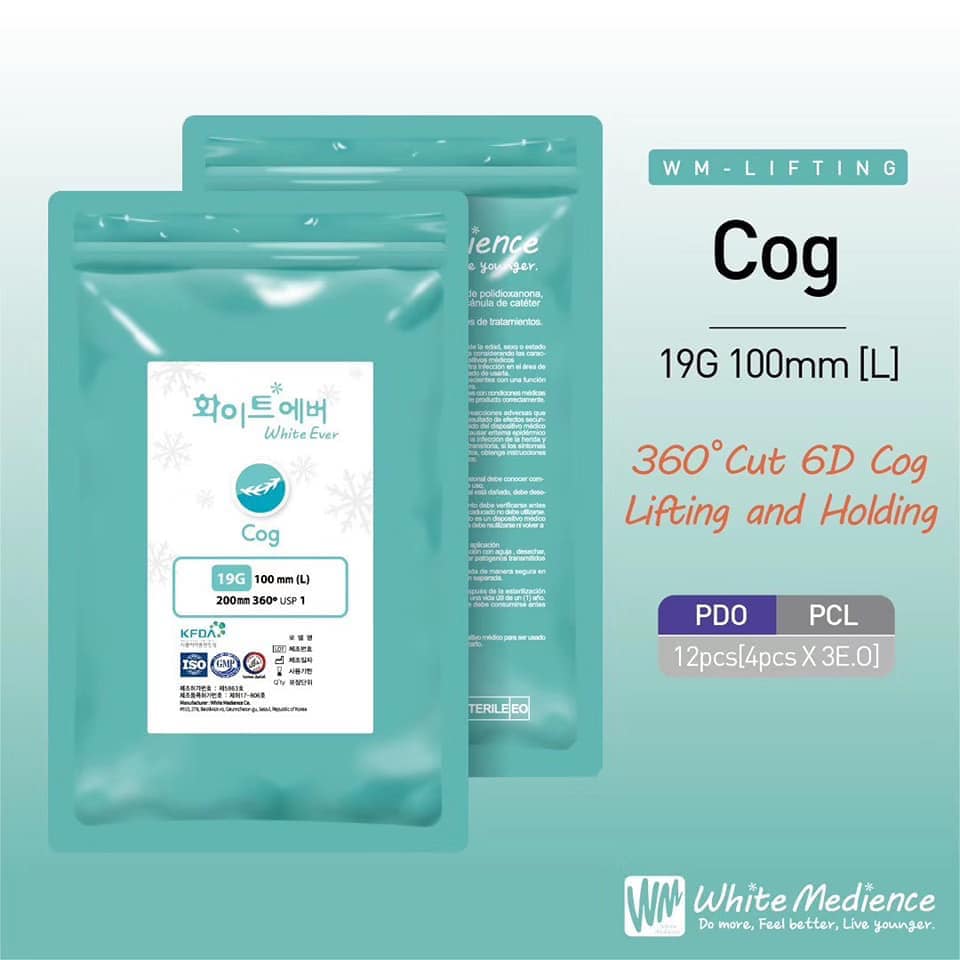 Chỉ thẩm mỹ - Chỉ Cog nâng cơ, tạo mặt V-Line - White Medience