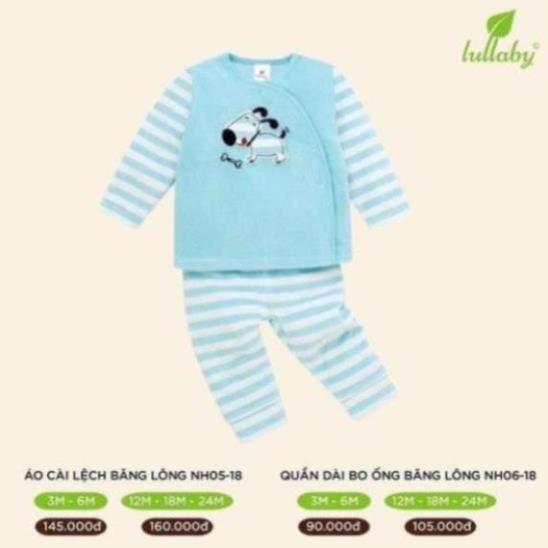 Bộ cài lệch băng lông bé trai/gái tuananhshop1997