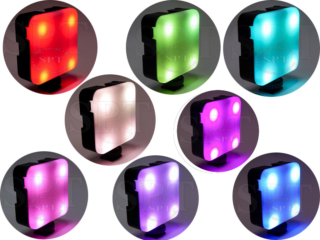 Đèn LED trợ sáng 68 bóng Telesin, đèn hỗ trợ quay phim chụp ảnh pin sạc